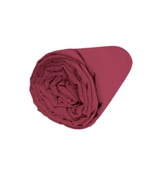 Drap housse en lin lavé bonnet 30cm, RÊVE DE LIN Blanc Cerise