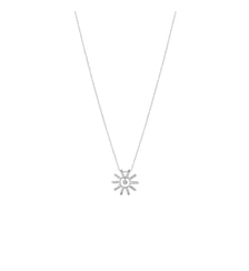 Collier MINI SOLEIL - Diamant solitaire 0,07ct - Or blanc 750‰ La Brune & La Blonde