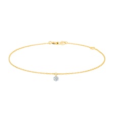 Bracelet 360° - Diamant 0,10ct - Or jaune 750‰ La Brune & La Blonde