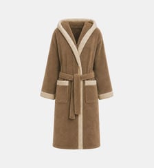 Peignoir a capuche pur coton Garnier Thiebaut