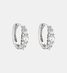 Créoles avec zirconia blanche Thomas Sabo