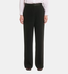 Pantalon fluide à ceinture en satin - MAIRA Pablo