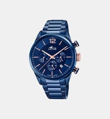 Montre Chrono Bleu 18680/2 Lotus