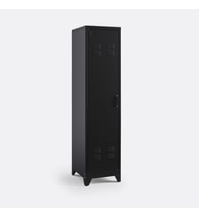Armoire vestiaire 1 porte en métal acier La Redoute Interieurs