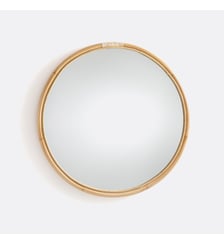 Miroir rond en rotin Ø90 cm La Redoute Interieurs