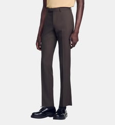 Pantalon de costume en laine Sandro