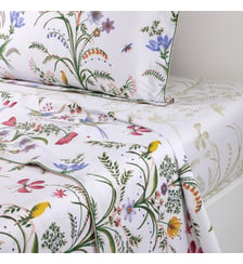 Drap plat en satin Yves Delorme