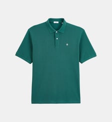 Polo Lucas en piqué de coton Serge Blanco