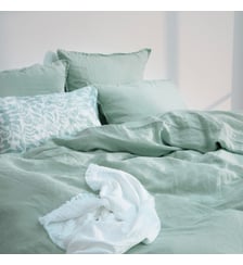 Housse de couette en lin lavé, NATURELLEMENT LIN Blanc Cerise