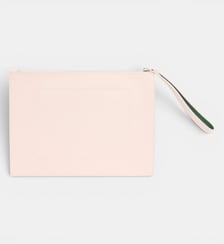 Pochette Anna en toile enduite piquée Lacoste