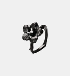 Bague avec cristal et motif floral Aristocrazy