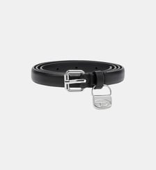 Ceinture 1.4 cm slim en cuir avec bijou de sac 1DR Diesel