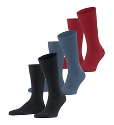 Chaussettes Family 3-Pack Coton Falke