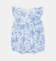 Combinaison courte -  coton imprimé inspiration toile de jouy Tartine Et Chocolat
