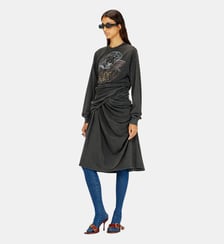 Robe sweat avec motifs de concert Diesel
