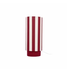 Lampe de Table Vienna Stripes - Bordeaux - 25x25x58cm Leitmotiv