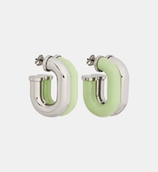 Boucles d’oreilles XL Link bicolores Rabanne