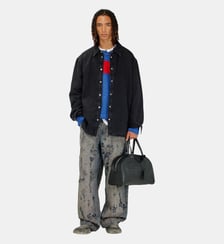 Overshirt en denim matelassé Diesel