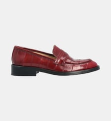 Mocassin benjamine - cuir imprimé façon animalier Colisée Paris