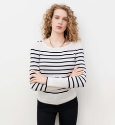 Pull mjuliana - Motif rayures - Viscose lenzing ecovero Caroll