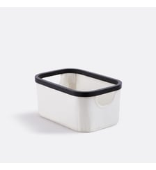 Panier de rangement noir et blanc, taille S La Redoute Interieurs