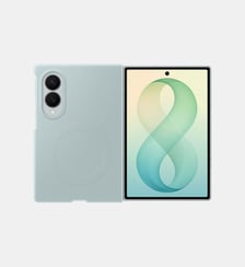 Pack silicone magnétique Pistache + protège écran Fold 8 Samsung