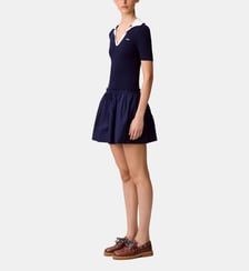Robe bi-matière maille Claudie Pierlot