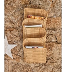 Porte-revues en osier vintage Désiré N°176- Produit chiné Debongout