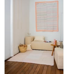Tapis souple pastel Olivier N°123- Produit chiné Debongout