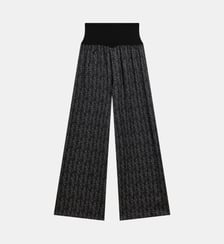 pantalon imprimée à taille haute Agnès b.