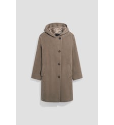 Manteau à capuche en laine vierge - ADRAAIDA Gerard Darel
