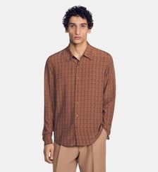 Chemise imprimé chaine Sandro