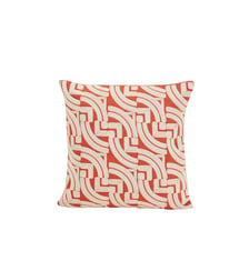 Housse De Coussin  Coton rebrodé d'un motif graphique Madura