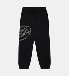 Pantalon en molleton avec logo Diesel Kids