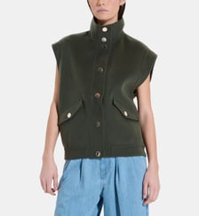 Veste Guo vert foncé Zapa