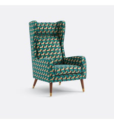 Fauteuil XXL, en velours La Redoute Interieurs