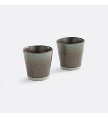 Lot de 2 tasses grès émail réactif La Redoute Interieurs