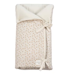 Nid d'ange et couverture Coeurs Poppy Cannelle Walking Mum
