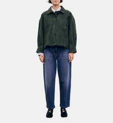 Surchemise en cuir velours - PIA Gerard Darel