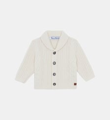 Cardigan -  laine maille torsadée Tartine Et Chocolat