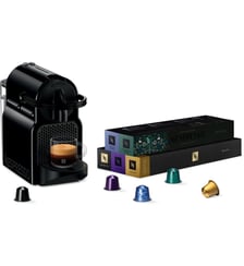 Nespresso Inissia EN80.B + 50 capsules DeLonghi