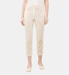 Pantalon pmason - Motif uni - Coton - Coupe slim Caroll