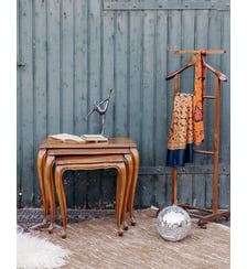 tables gigognes en bois Barbara N°33- Produit chiné Debongout