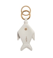Porte-clés funny fish en cuir signature Lancel