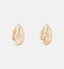 Boucles d'oreilles clips - gouttes dorées Balaboosté