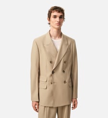 Veste Droite Double Boutonnage en Laine Vierge AMI Paris