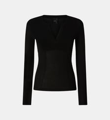 Pull à encolure ronde ouverte en v Pinko