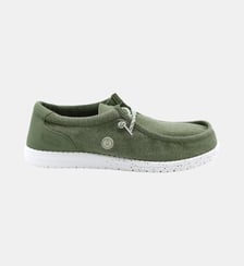 Chaussures bateau en toile Serge Blanco