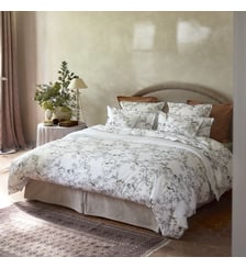 Housse de couette imprimée en satin de coton bio, CHARME Alexandre Turpault
