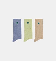 Chaussettes x3 hauteur mi-mollet Faguo